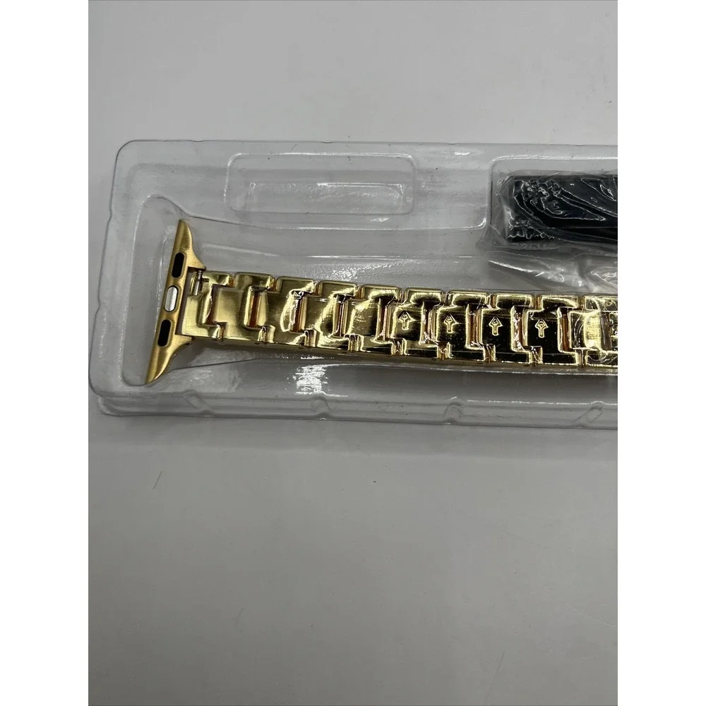 Women's Bracelet iWatch Band Gold Strap for Apple Watch 9 8 7‎ 6 5